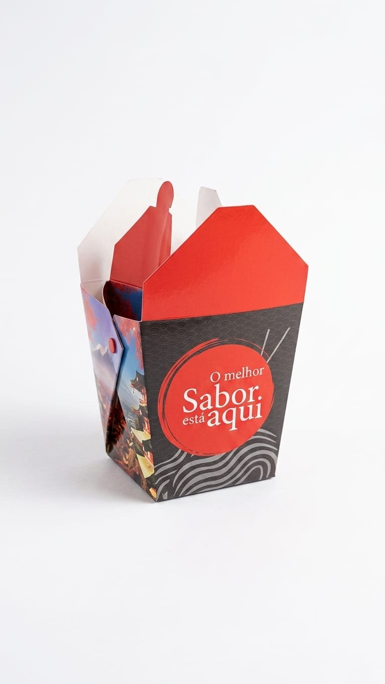 Caixa para Yakisoba 1L e 500ml